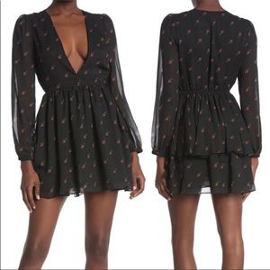 WILDFOX | "MOIRA" MINI DRESS | ROSE PRINT